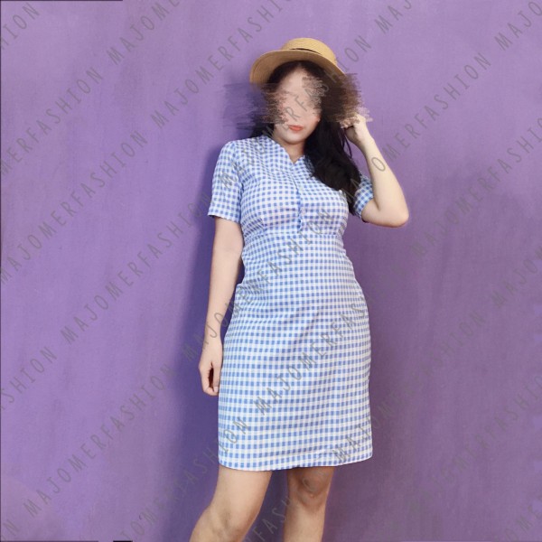 MOANA GINGHAM DRESS / DK-06 MOANA GINGHAM DRESS / DK-06