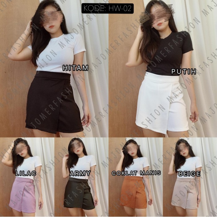 LAYER SHORT PANTS - CELANA PENDEK WANITA / HW-02