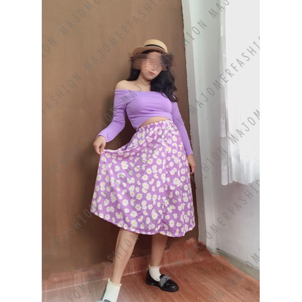 YERI DAISY MIDI SKIRT / RM-01 YERI DAISY MIDI SKIRT / RM-01